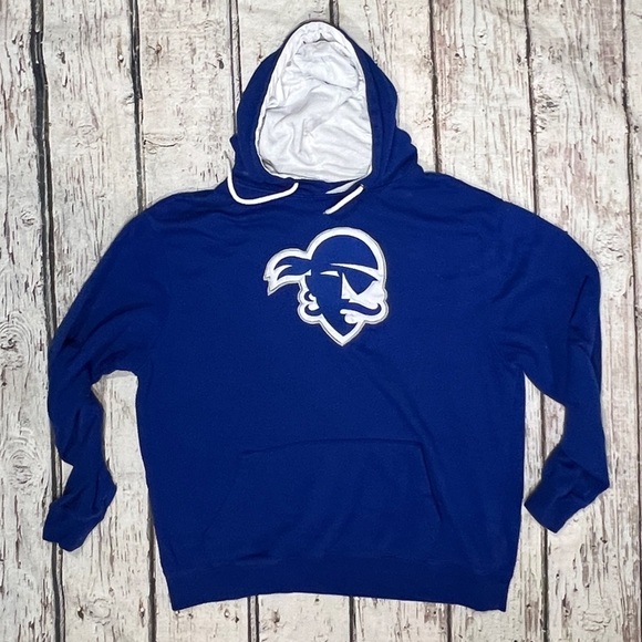 Seton Hall Pirates University Collegate Hoodie Pullover Jumper Sweatshirt Mens - Picture 1 of 3
